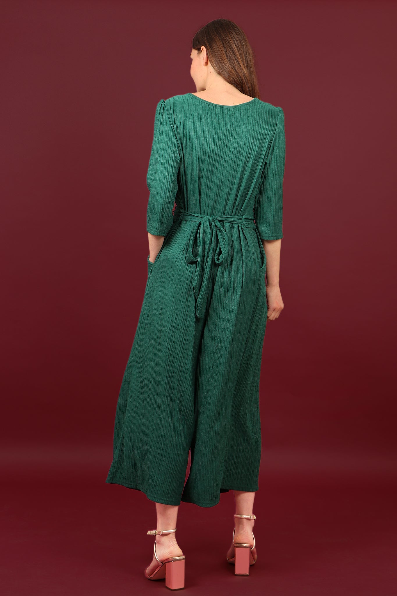 'Alice' Jumpsuit - Green