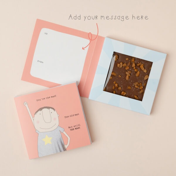 Choccy card- The Man
