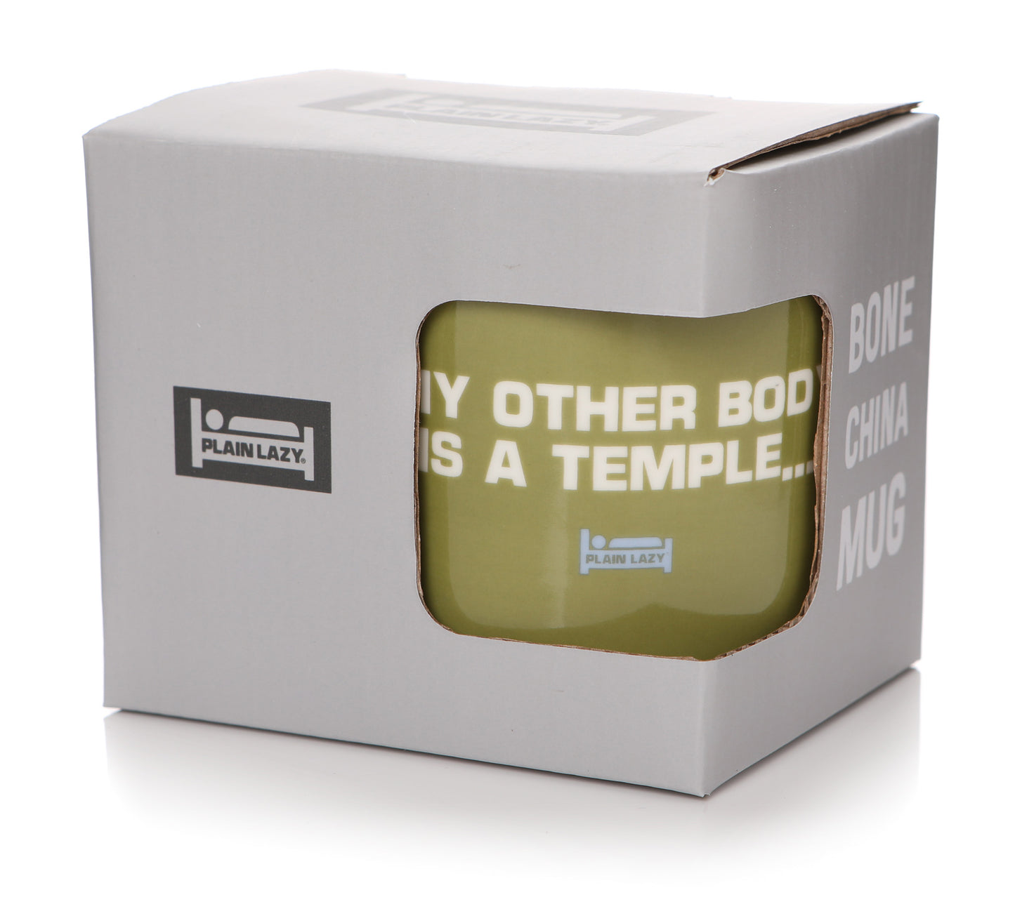 Plain Lazy Mug Body Temple