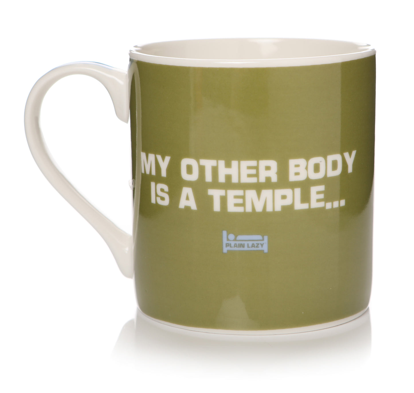Plain Lazy Mug Body Temple