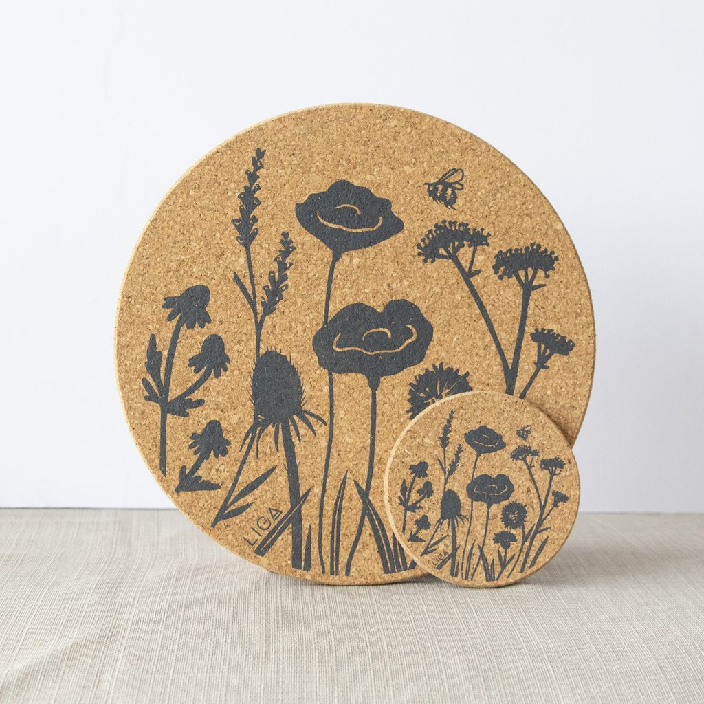 Cork Mats | Wildflowers