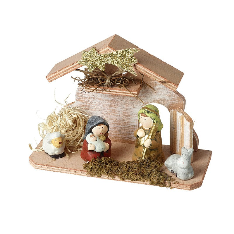 Nativity Scene With Shootng Star