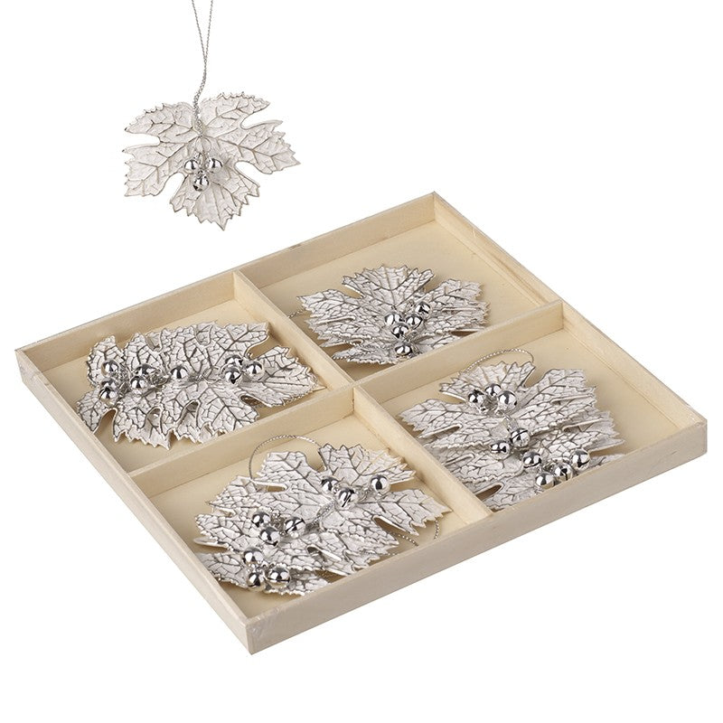 Metal Leaves Set - 8 pieces