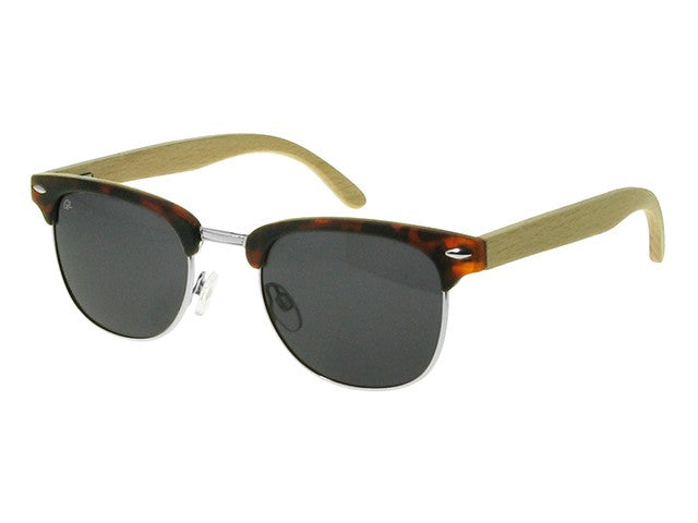 SUNGLASSES POLARISED 'CASINO' TORTOISESHELL/BAMBOO