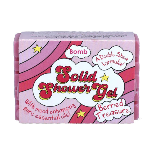 Bomb Cosmetics Solid Shower Gel- Berried Treasure