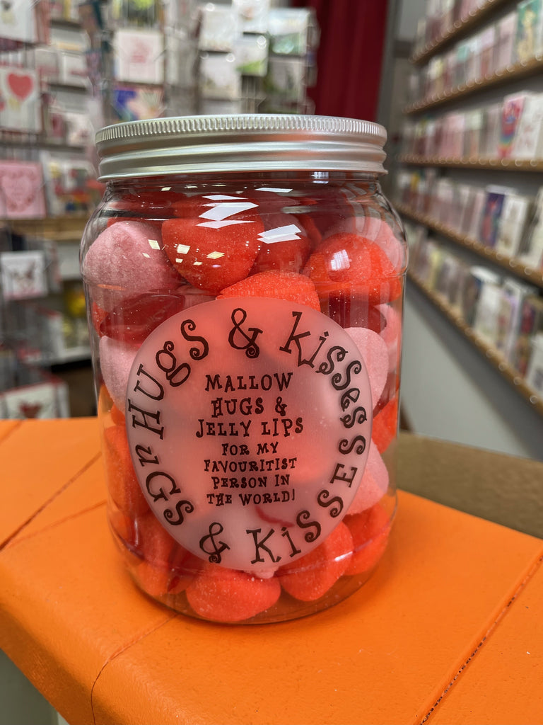 Giant Jar - Hugs & Kisses Mallow + Jelly Lips