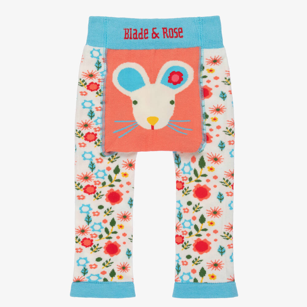 Girls Maura The Mouse Floral Leggings