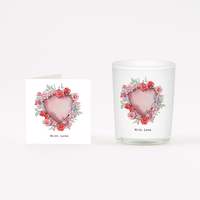 Candle + Card 9cl With Love