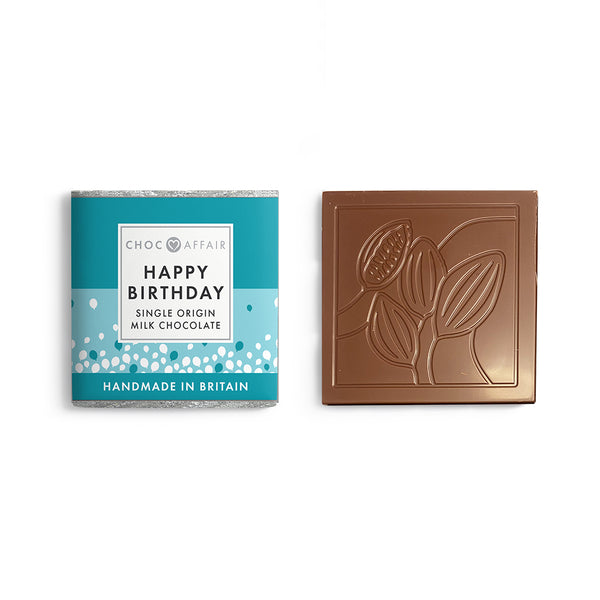 Happy Birthday Mini Milk Chocolate Bar