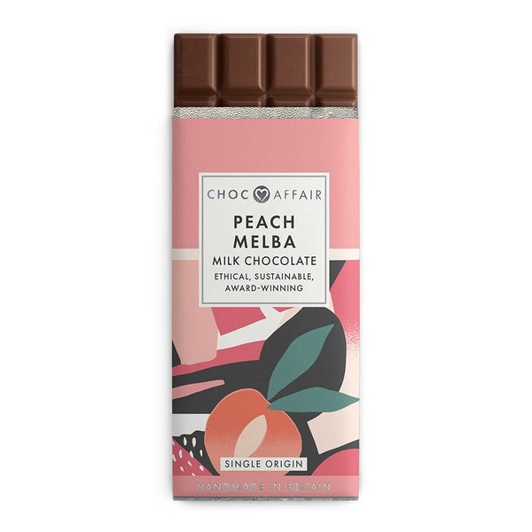 Peach Melba Milk Chocolate Bar