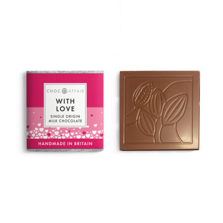 With Love Mini Milk Chocolate Bar