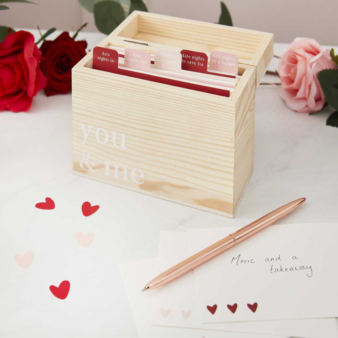 Wooden Date Night Box