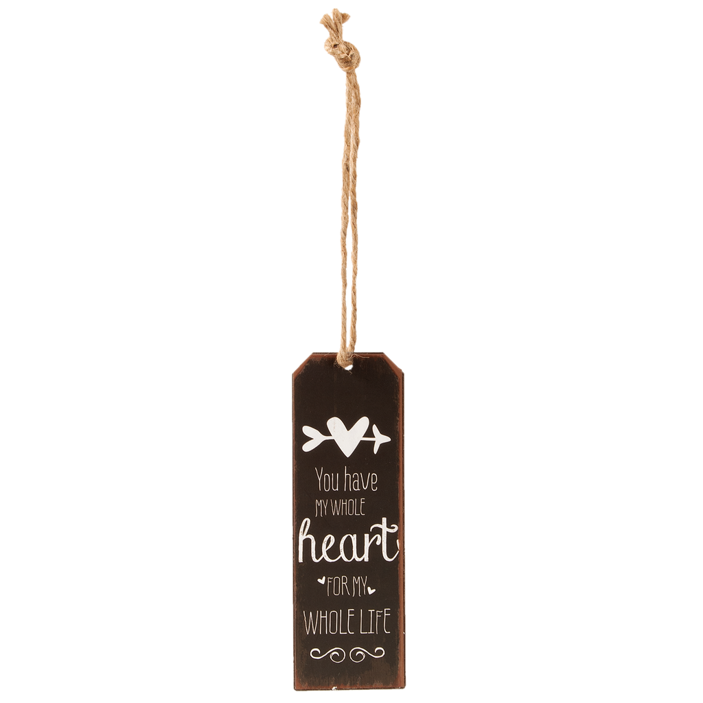 Iron Bookmark - You Have My Whole Heart