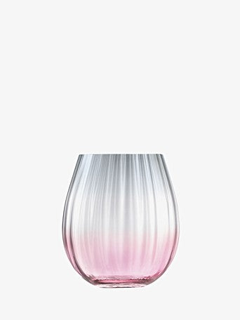 LSA Dusk Tumbler 425ml Pink/Grey x2