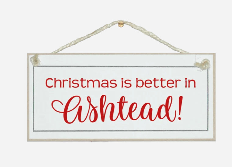 Bespoke ‘Christmas In’ Sign