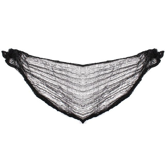 Black Net Halloween Decor