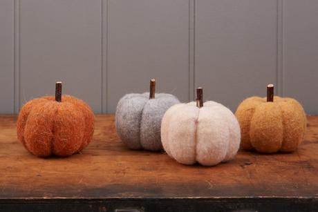 Felt Pumpkins - 4 Colours