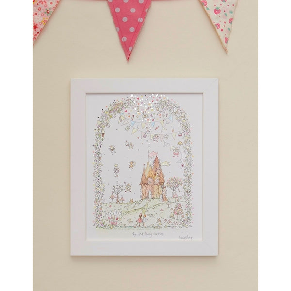 Porch Fairies Small Frame Picture - Old Fairy Castle