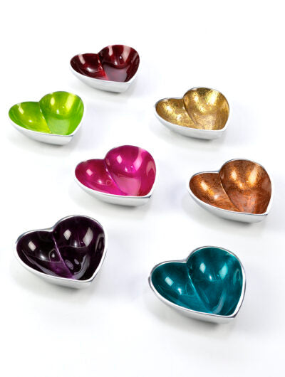 Recycled Aluminium Heart Bowls Small