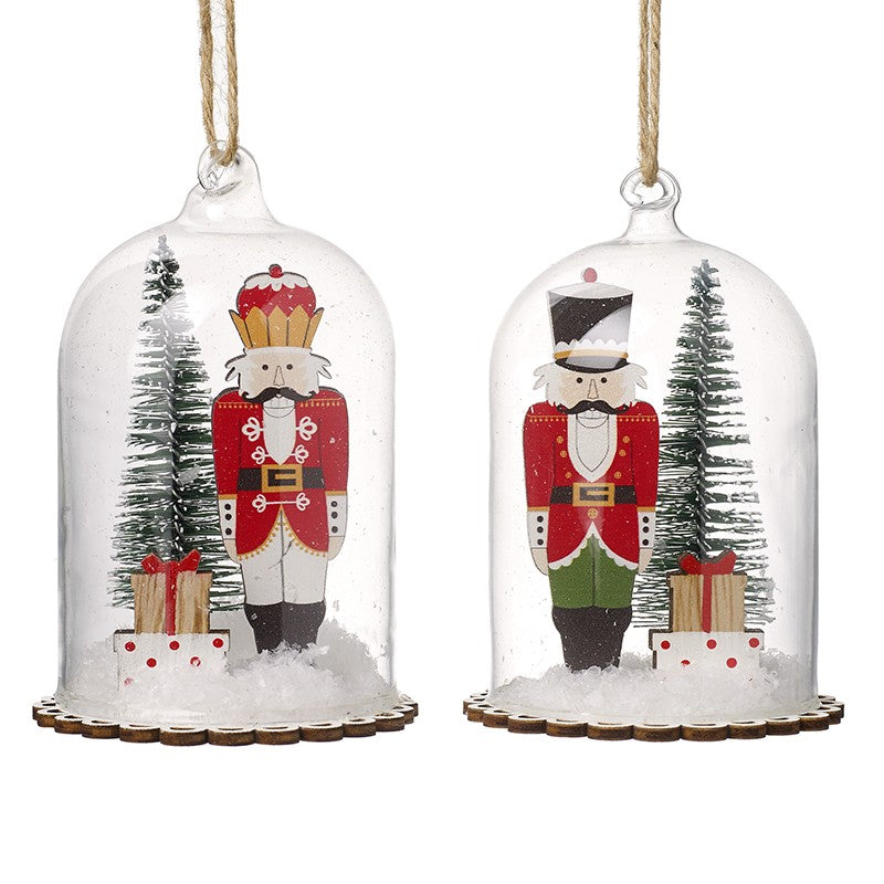 Nutcracker Soldier In Glass Dome (2 Choices).50